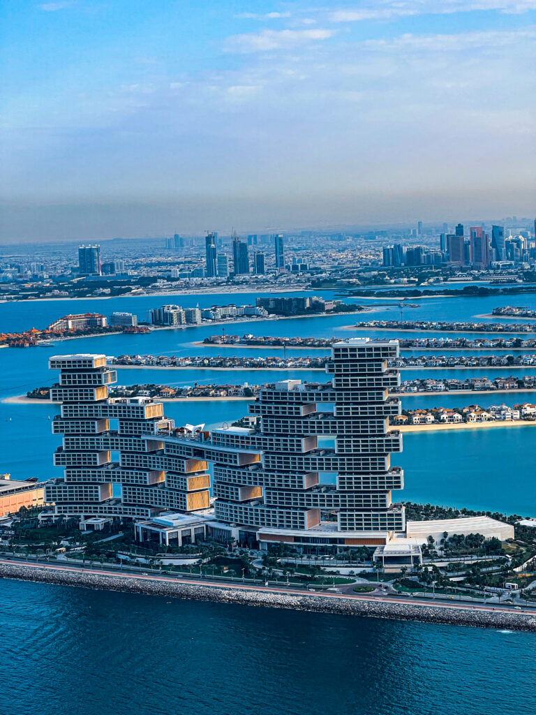 Aerial View of Atlantis Royal from our Falcon Helicopter
