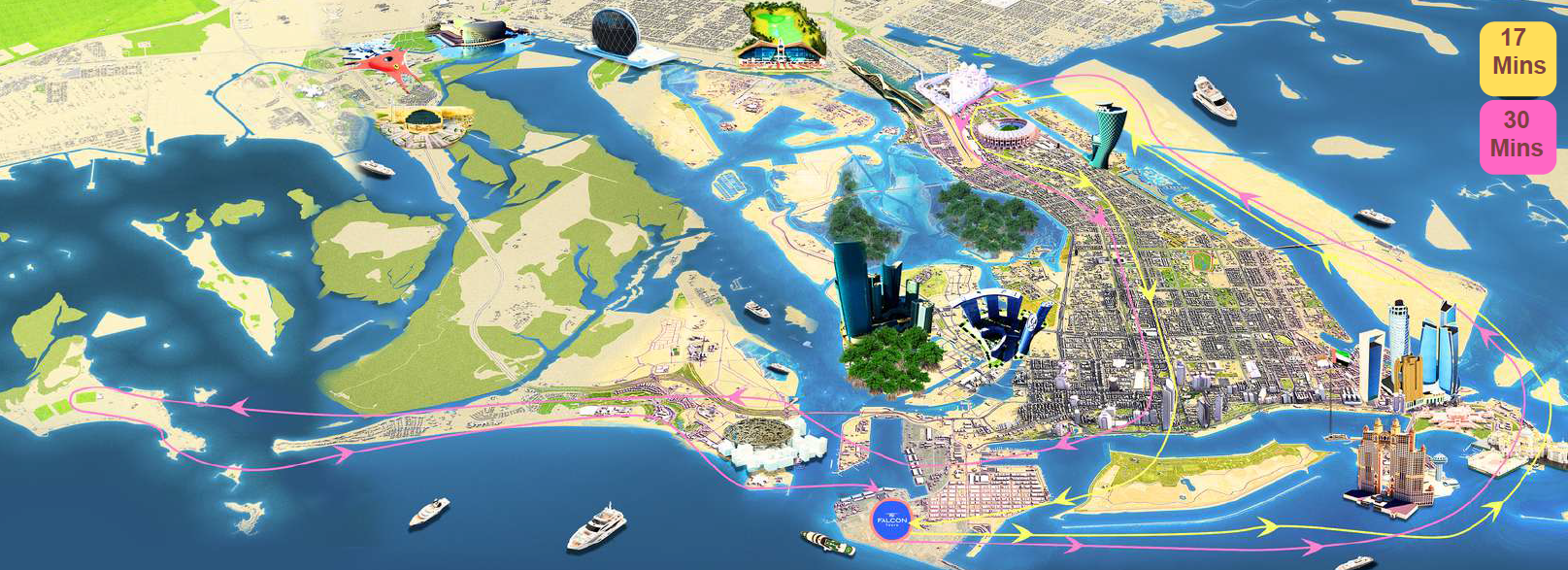 Abu Dhabi Helicopter Tours - Falcon Heli Tours